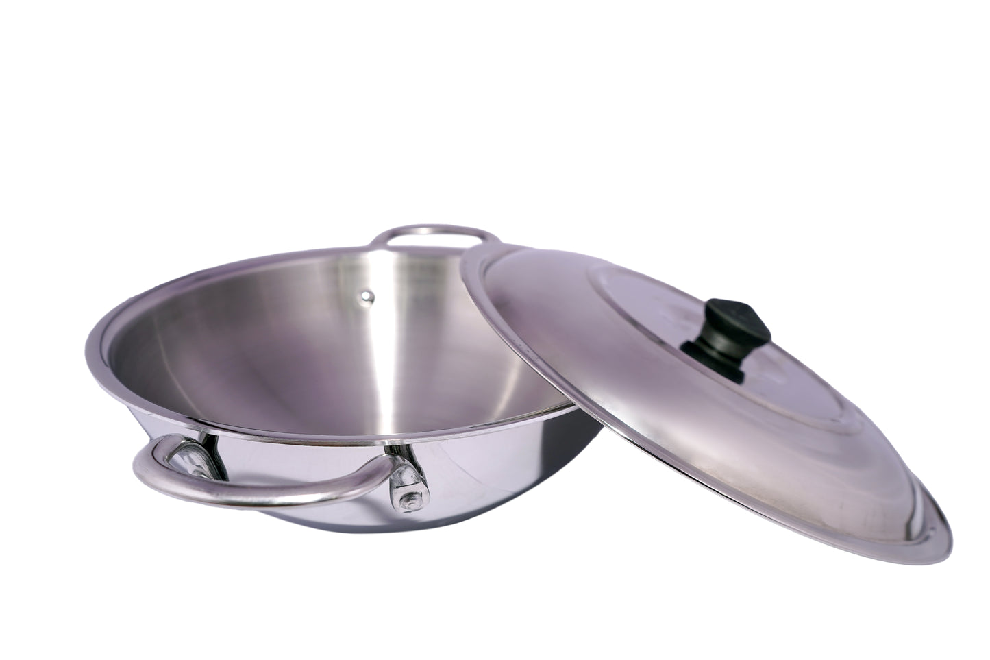 STAINLESS STEEL TRIPLY KADAI - 13