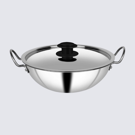 STAINLESS STEEL TRIPLY KADAI - 13