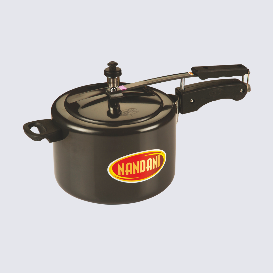 Hard Anodised Inner-lid Pressure Cooker 5 Ltr