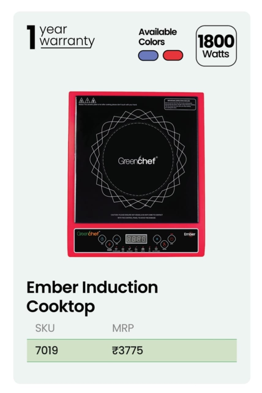 Greenchef Induction Cooktop - Ember