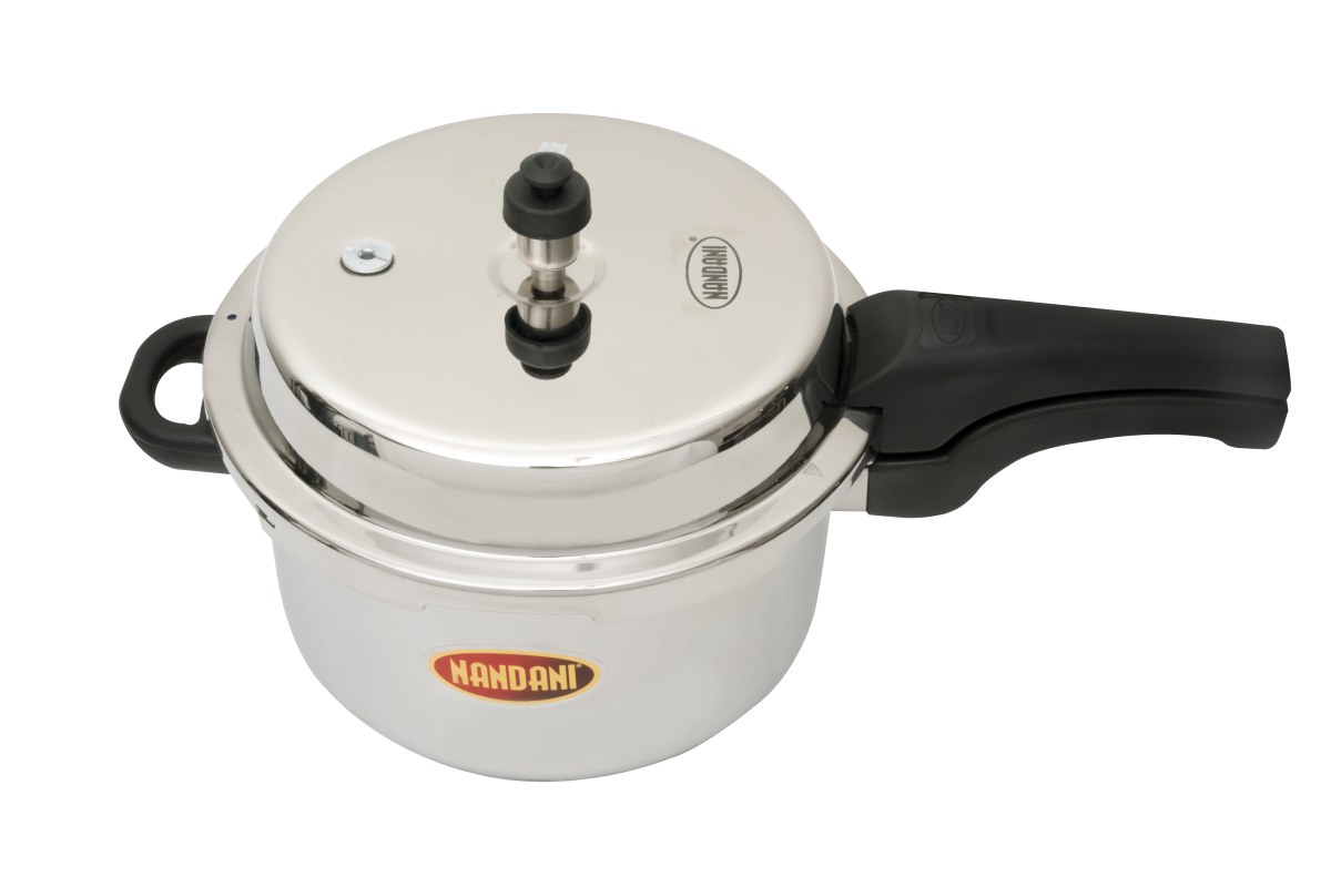 Nandani Stainless Steel Outer Lid Pressure Cooker
